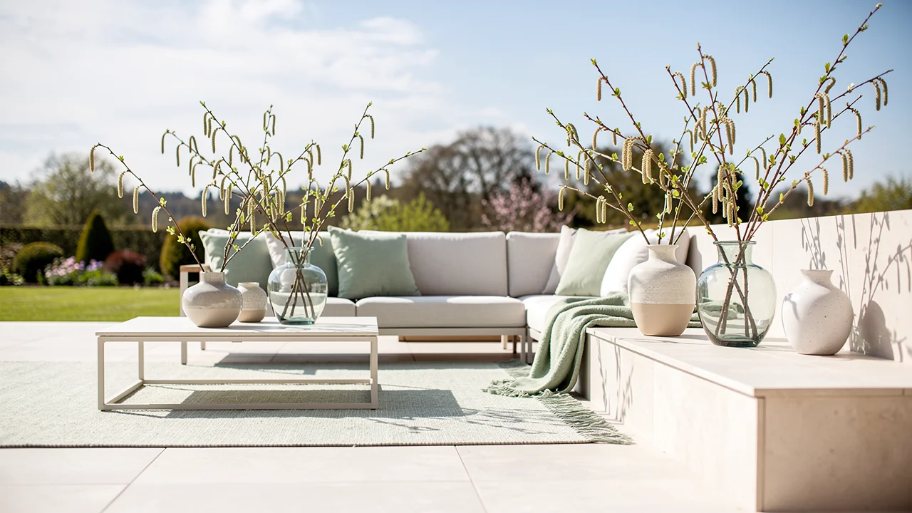 Mieszkanie minimalne na tarasie